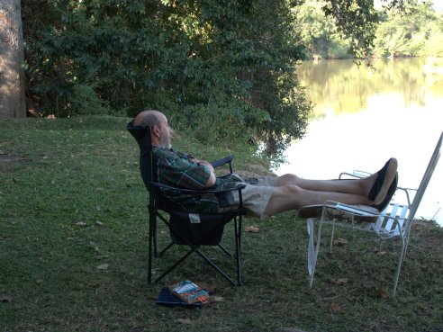 The Bush Snob braving malaria and being a bush snug.