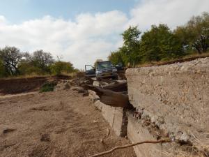 The road offered a few challenges.