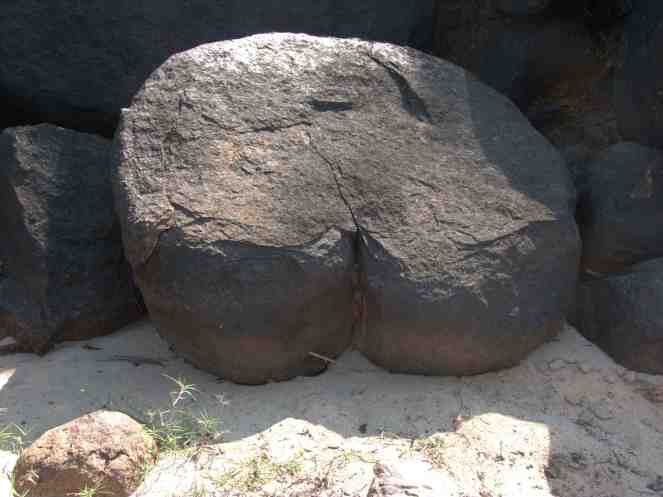 An interesting rock formation...