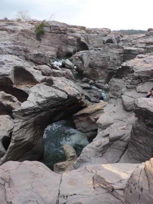 Some of the rock formations.
