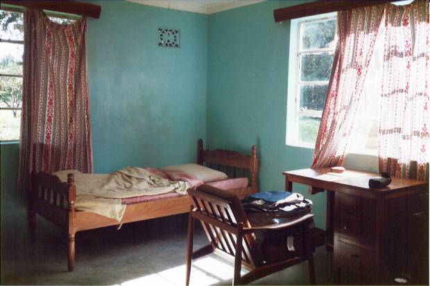 Our quiet room at the Pig & Whistle Hotel in Meru (built around 1930): A good night for a good rally's leg.
