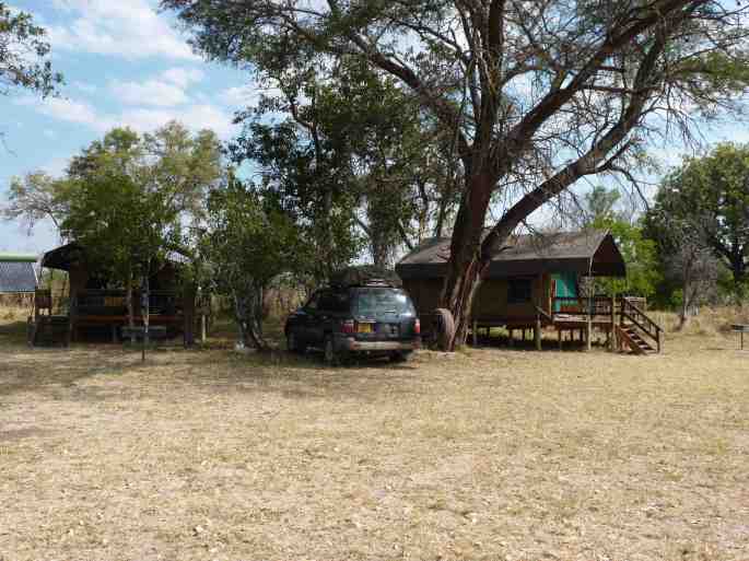 Our tent at the Third Bridge tented camp.