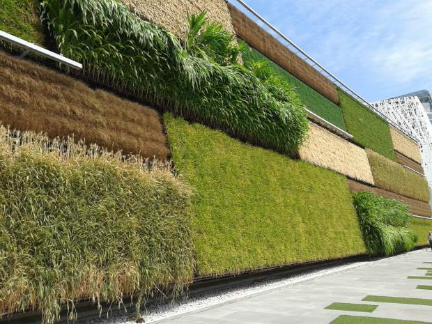 The "Vertical Field" approach to agriculture, one of the options on offer.