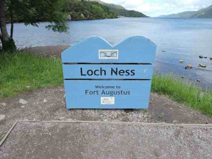 First view of Loch Ness. Not what I expected!