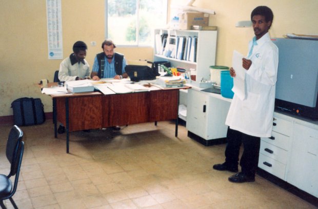 The laboratory at Bedele, Ethiopia.