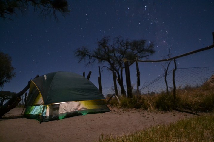 One of our small tents.