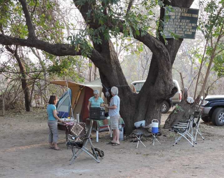 Our camp and occupants.