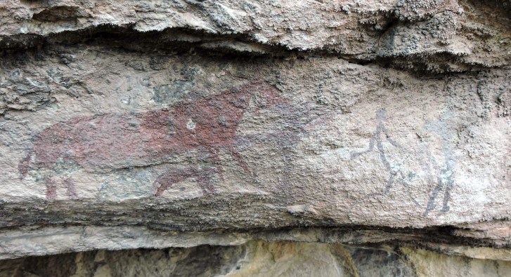 Eland and hunting party?