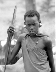 A similar spear to the one used in our competition.