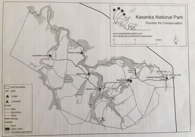Kasanka map